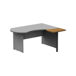 Элемент приставной для столов 140 / 160 см, правый. Серия офисной мебели Berlin (Берлин).